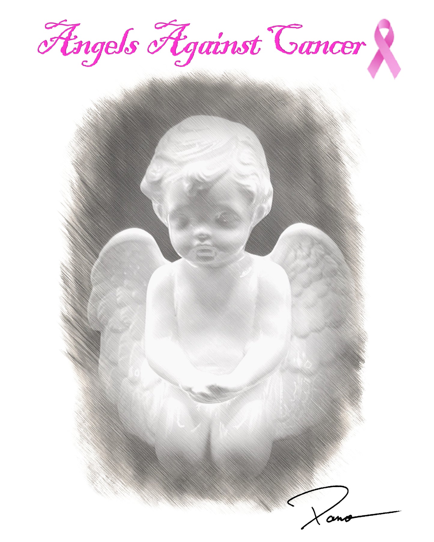 Angel Praying with Open Hands