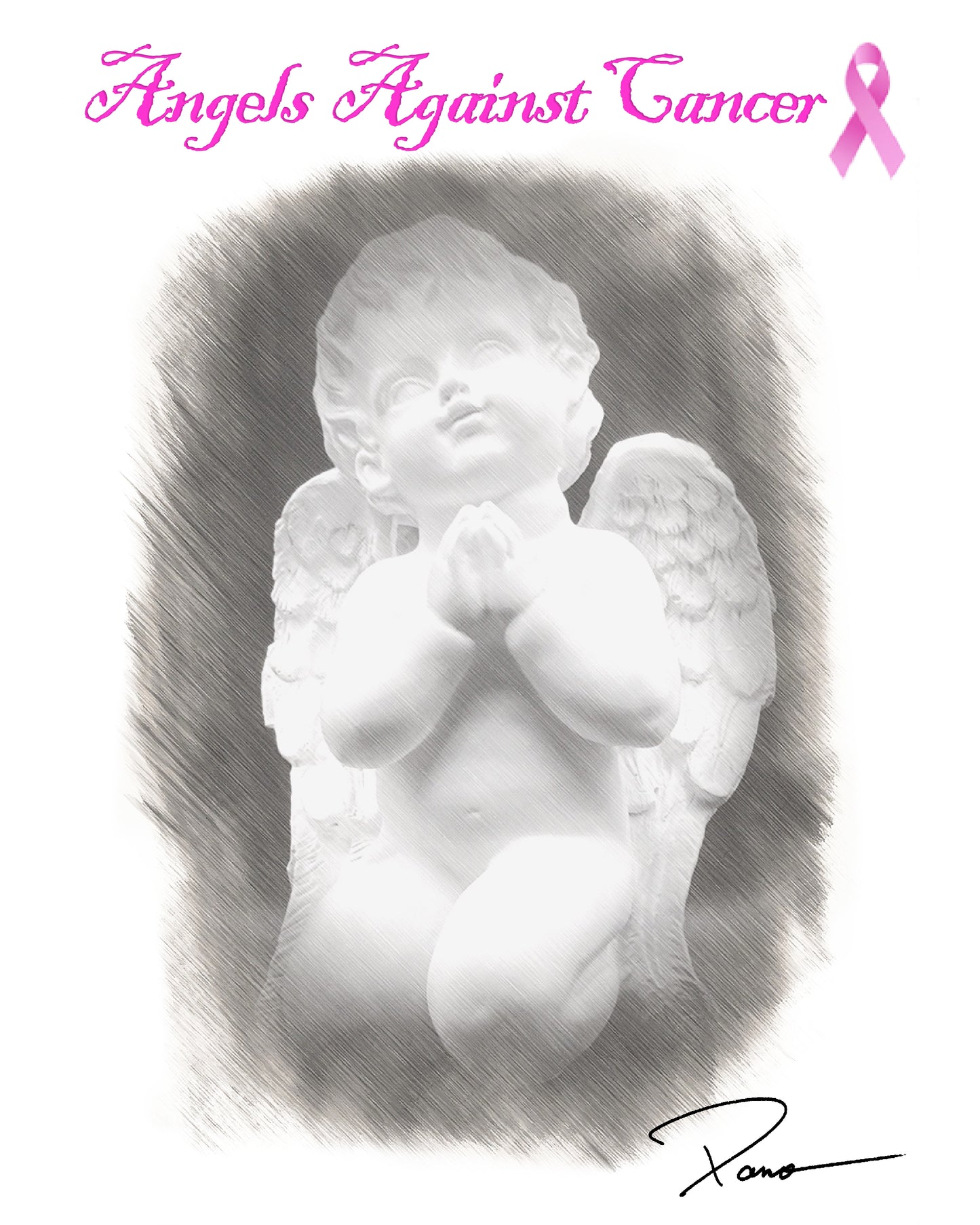 Angel Praying to Heaven